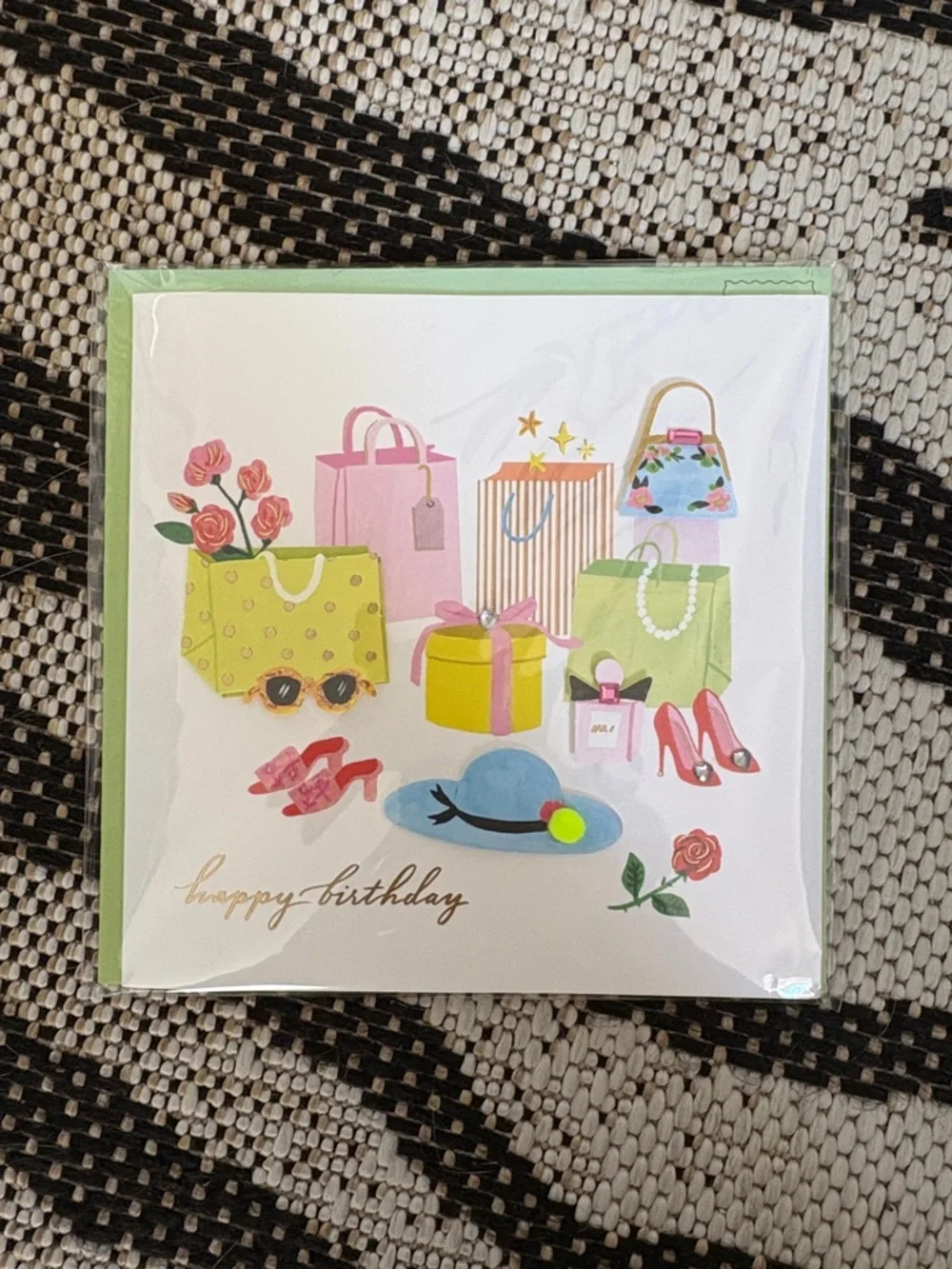 🆕Papyrus “Watercolor Fashion” Birthday Greeting Card